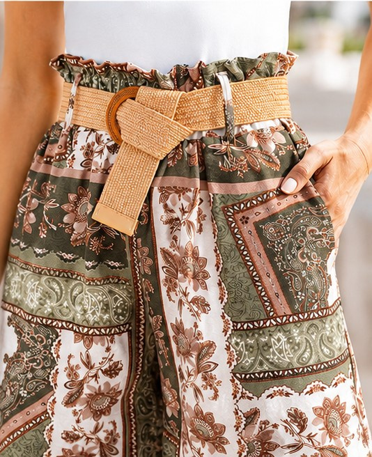 April mintás short/ S