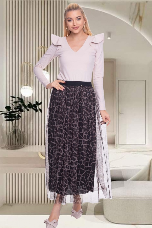 Zephyr mintás szoknya