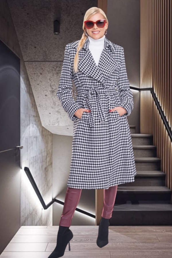 Master mintás kabát