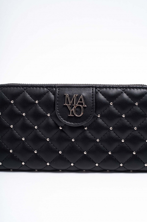 Kali szegecses műbőr pénztárca