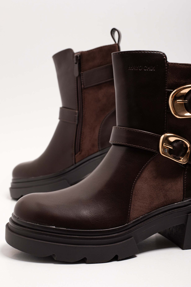 Műbőr bokacsizma 5222/ F