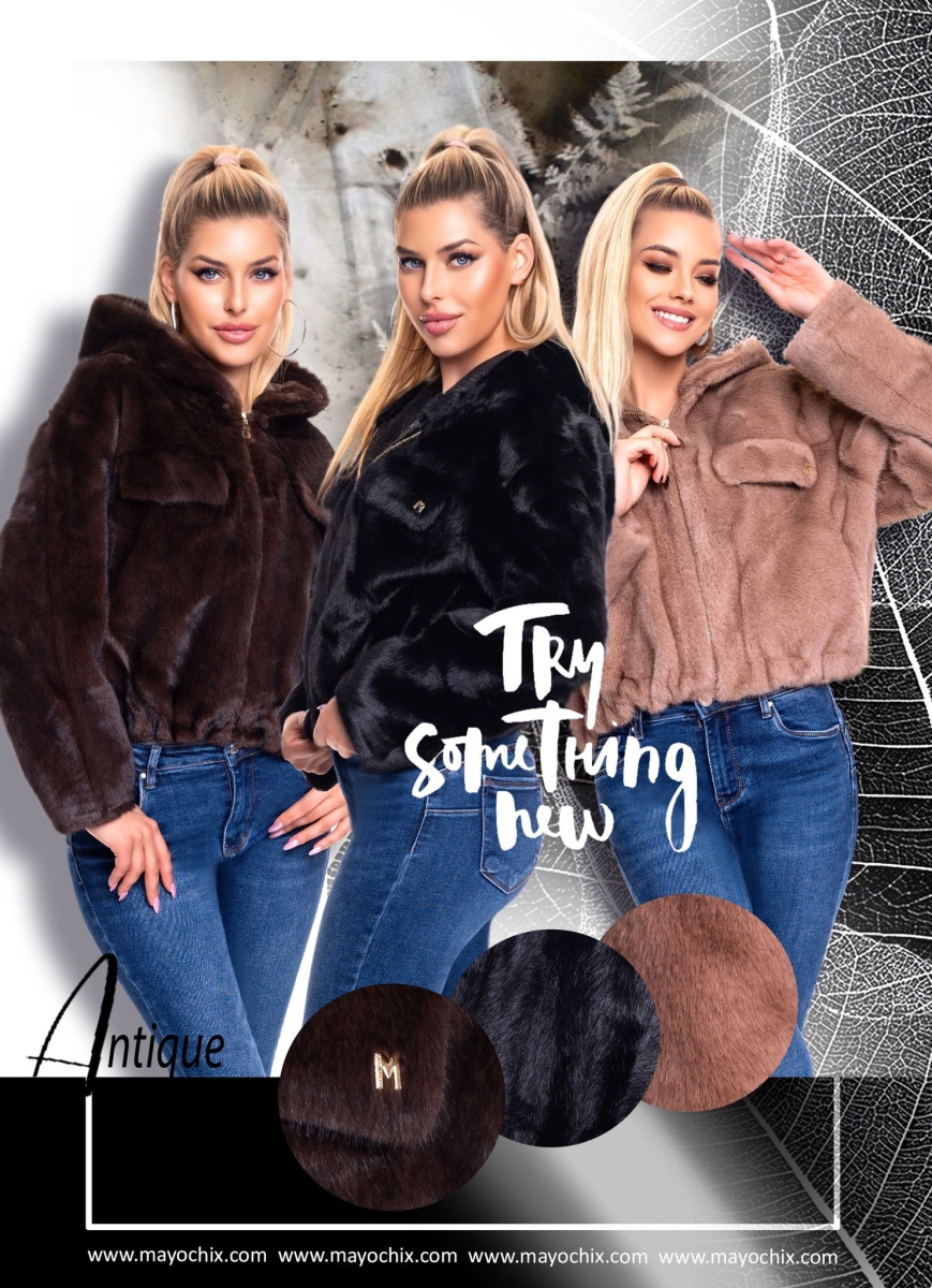 Antique műszőrme kabát/ F