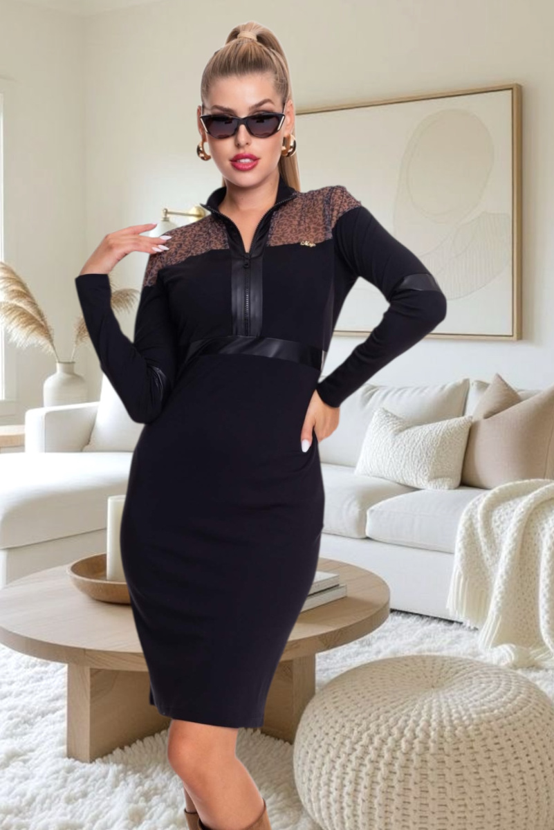 Arcos oci mintás ruha/ F