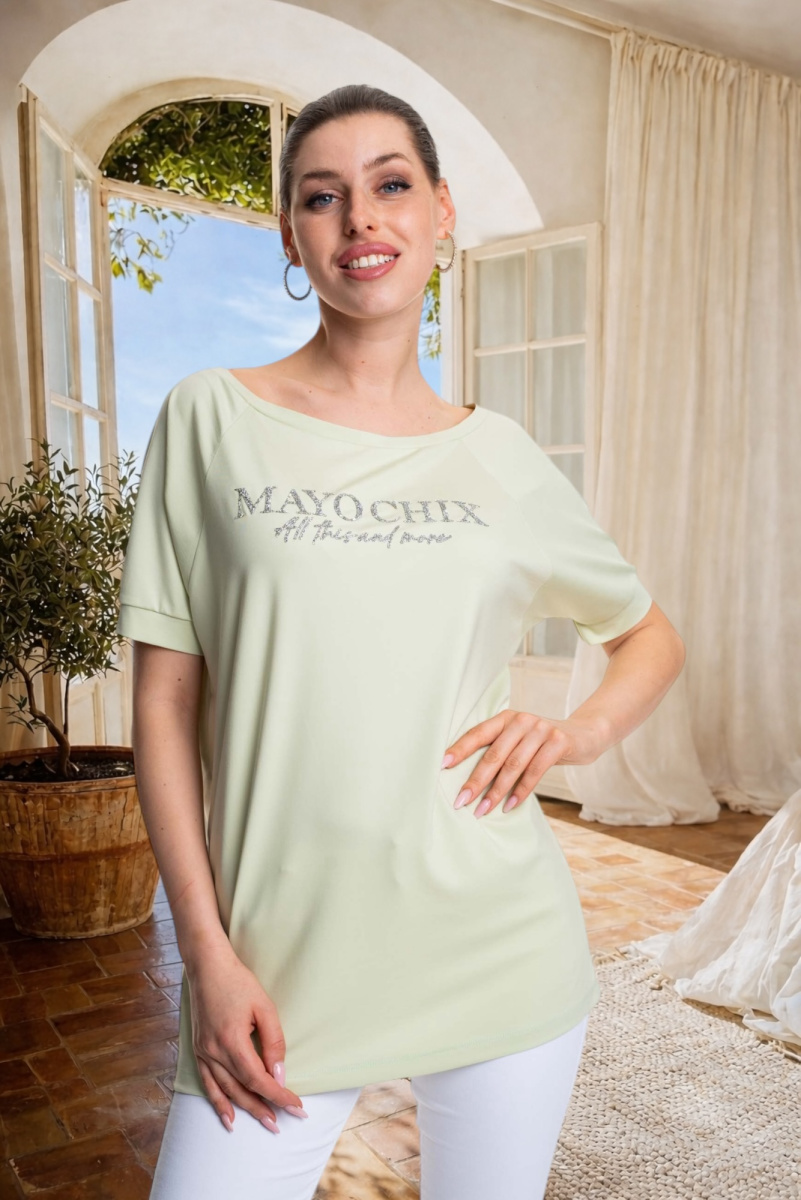 Bronz strasszos póló/ S