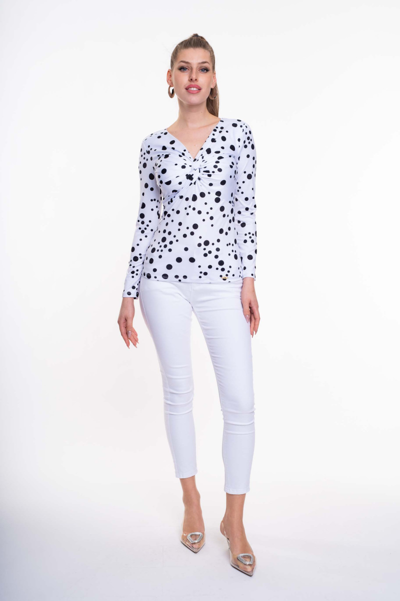 Creek mintás póló/ S