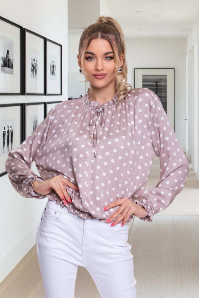 Karlof mintás blúz/ S