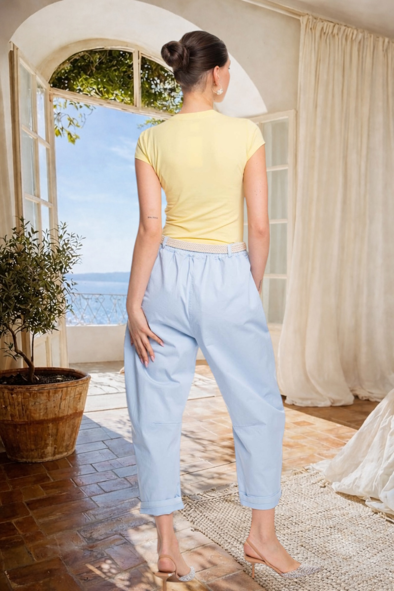 Light virágos póló/ S