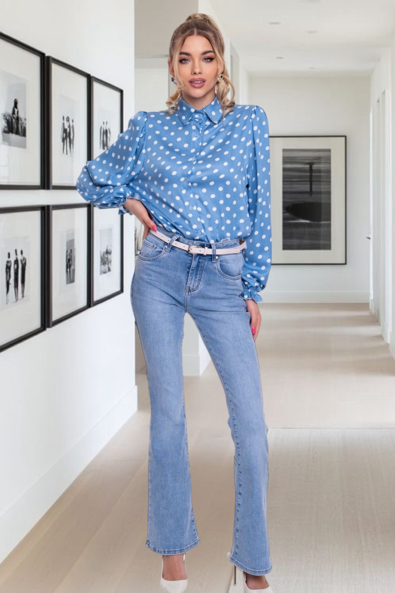 Marker trapézszárú farmer/ S