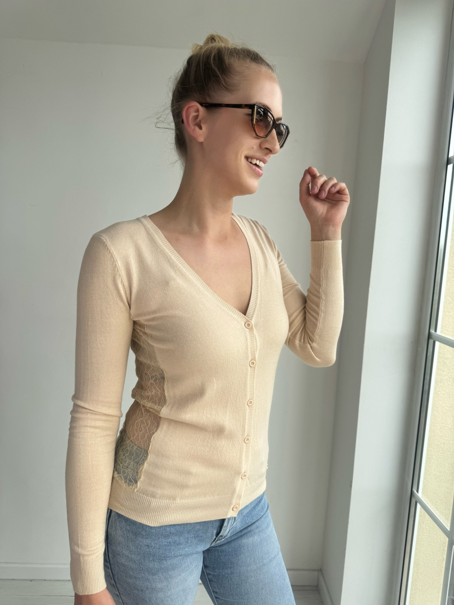 Andy kötött kardigán [o]