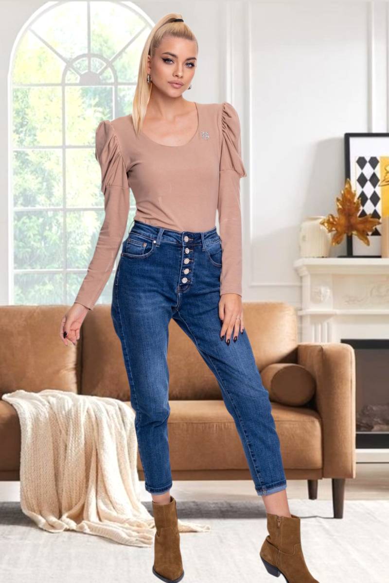 Babylon farmer strasszos gombokkal/ F