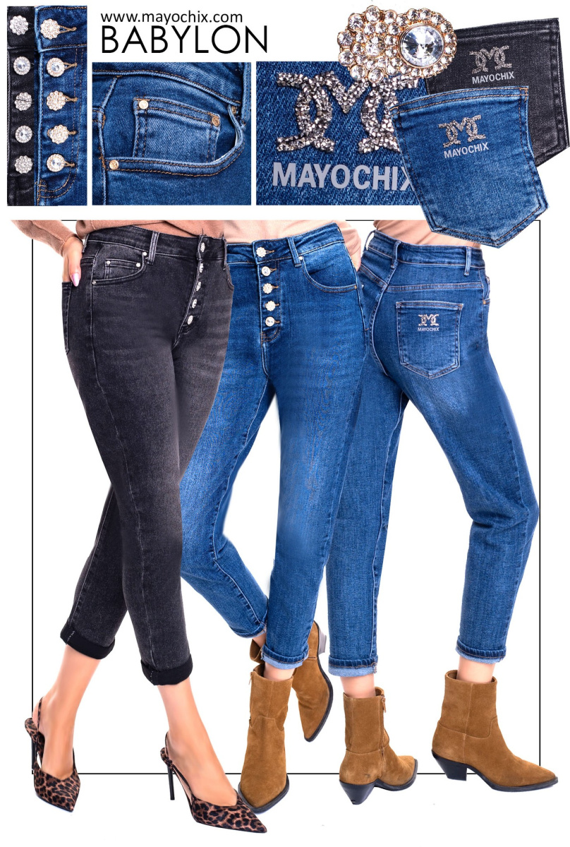 Babylon farmer strasszos gombokkal/ F