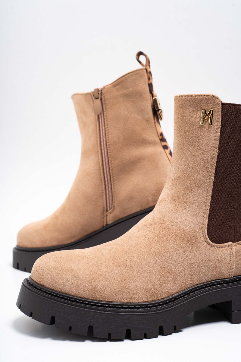 Bézs bokacsizma 5235/ F