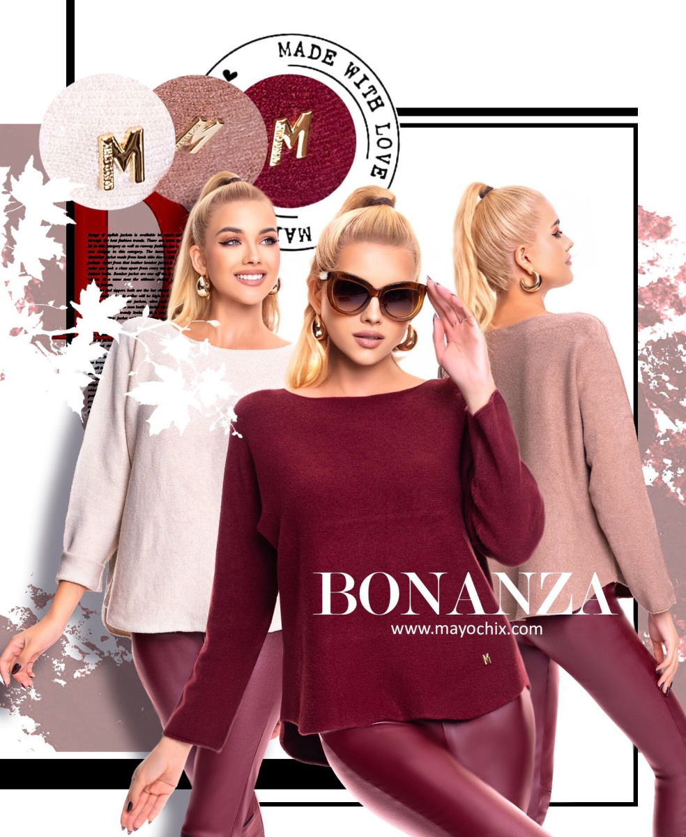 Bonanza kötött pulóver/ F