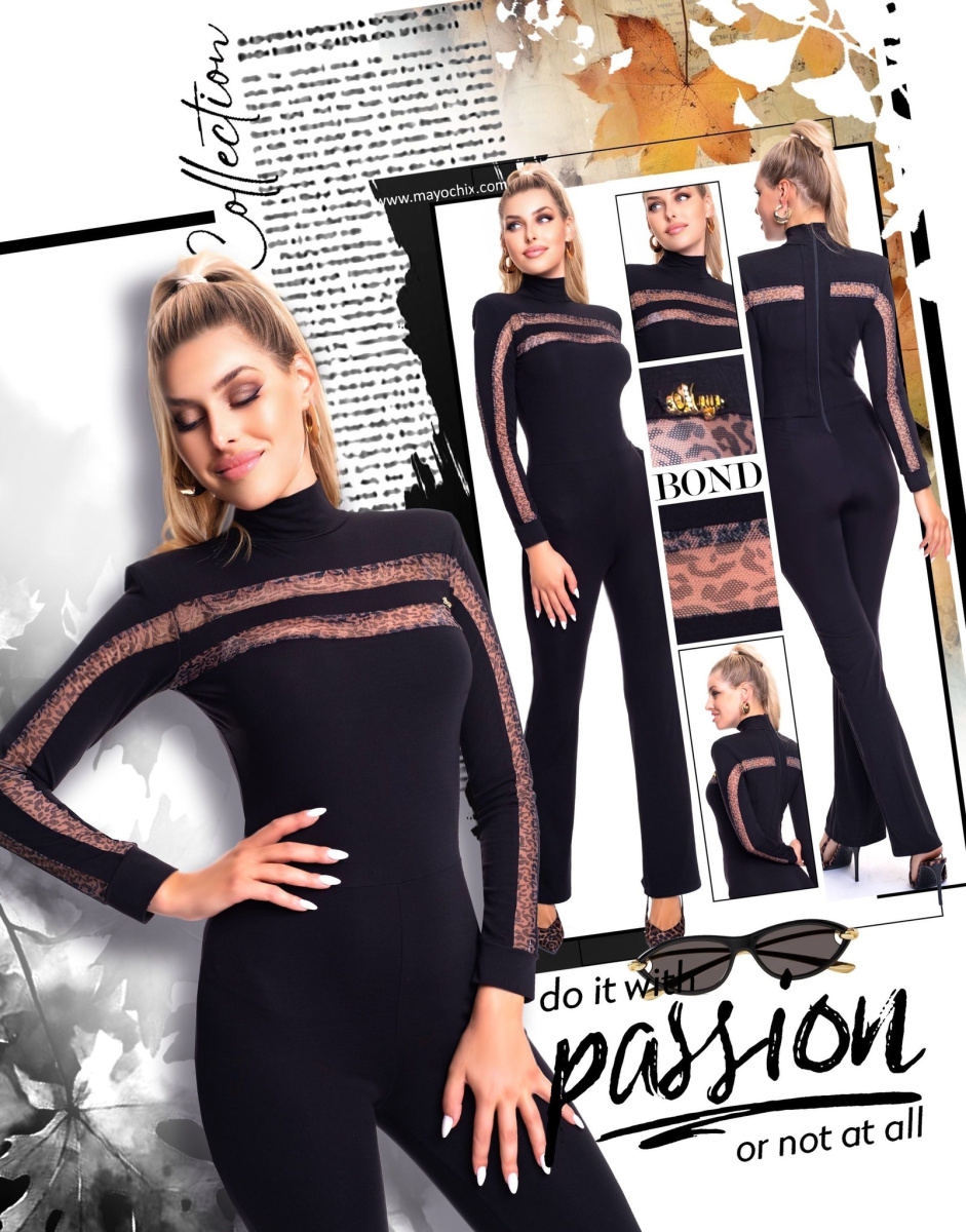 Bond mintás overall/ F