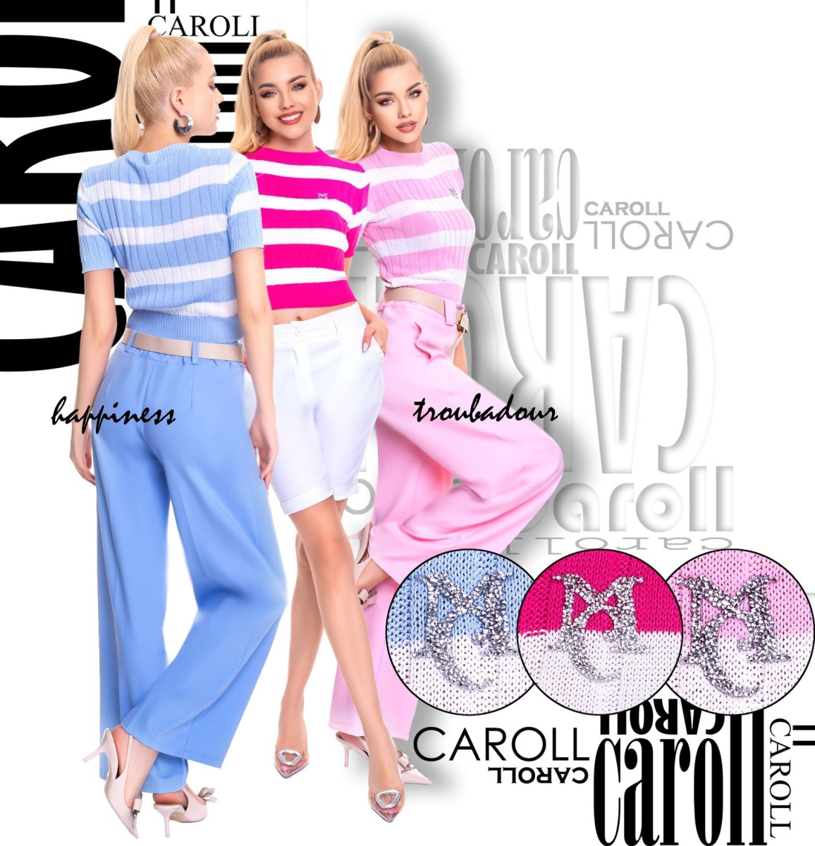 Caroll kötött póló/ S