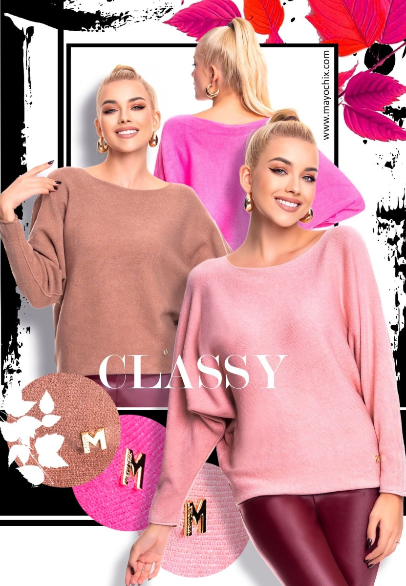 Classy kötött pulóver/ F