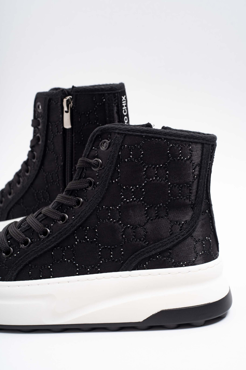 Emelt talpú bokacipő 5102/ F