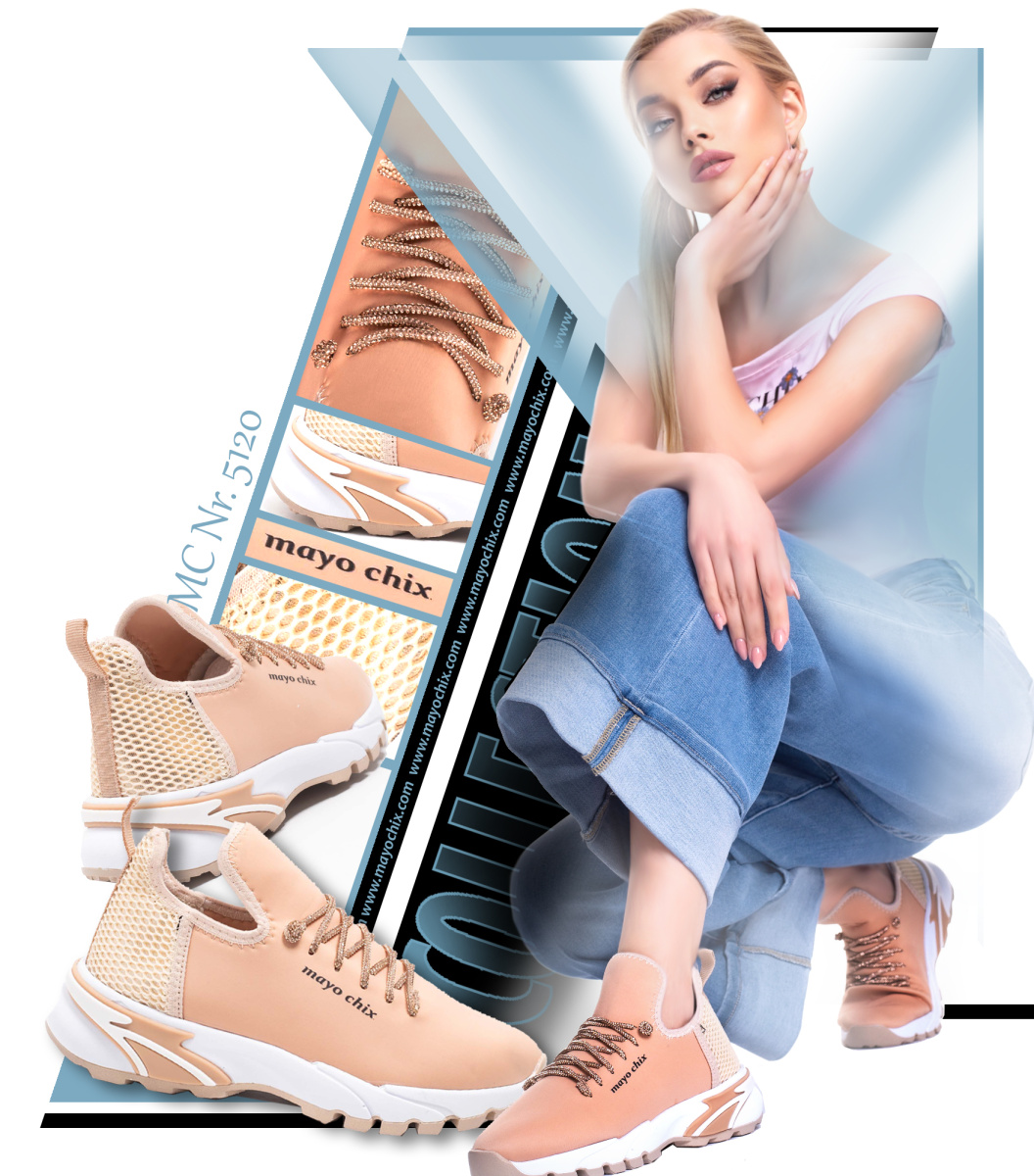 Emelt talpú sportcipő 5120/ F