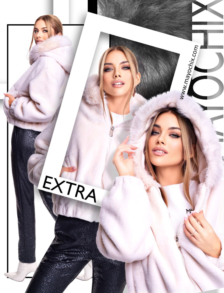 Extra műszőrme kabát/ F