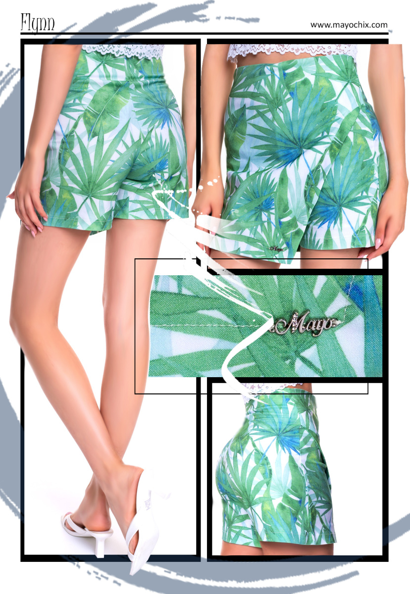 Flynn mintás short/ S