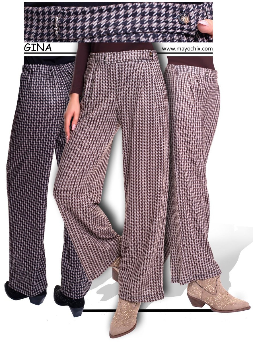 Gina mintás nadrág/ F