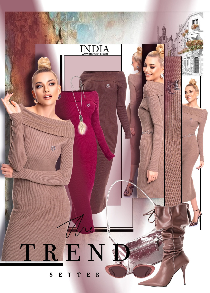 India kötött ruha/ F