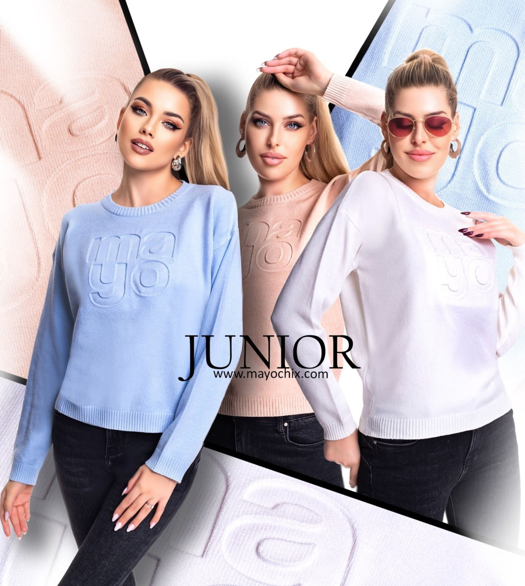 Junior kötött pulóver/ F