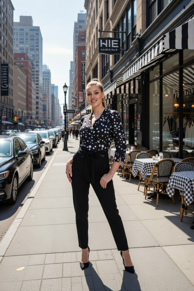 Madelyn mintás overall/ S