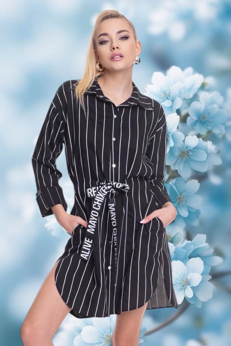 Marion csíkos ruha/ S