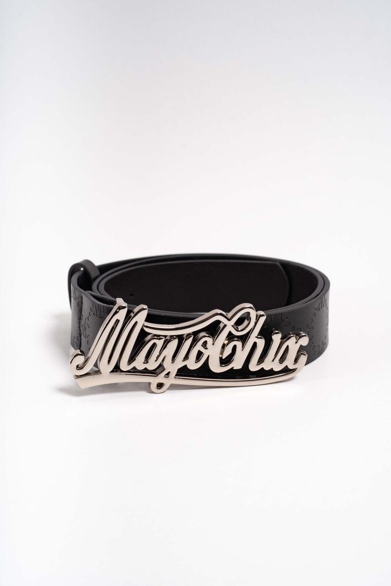 Mark öv dombornyomott-ezüst csattal/ S