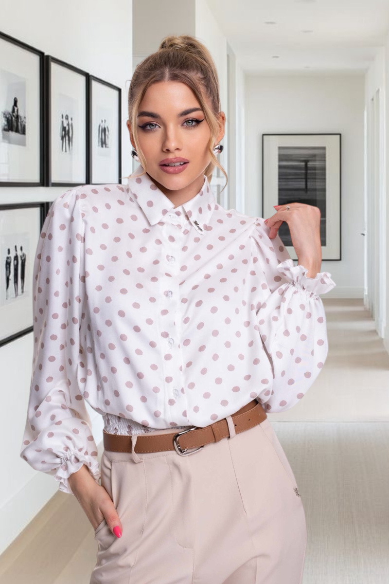 Milton mintás blúz/ S