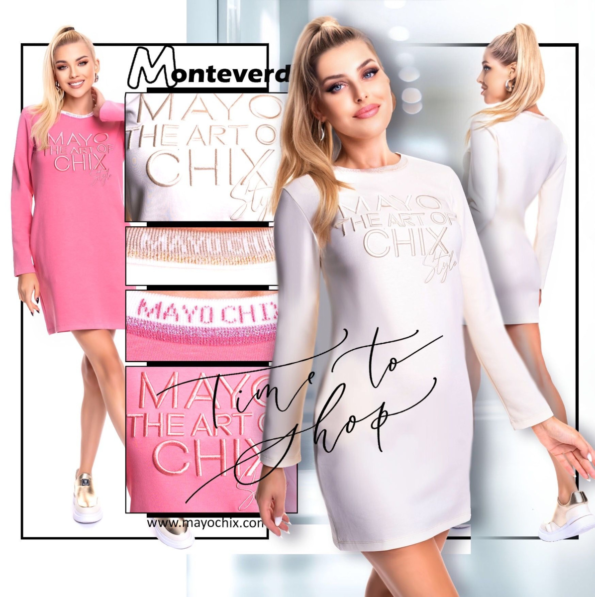 Monteverdi hímzett ruha/ F