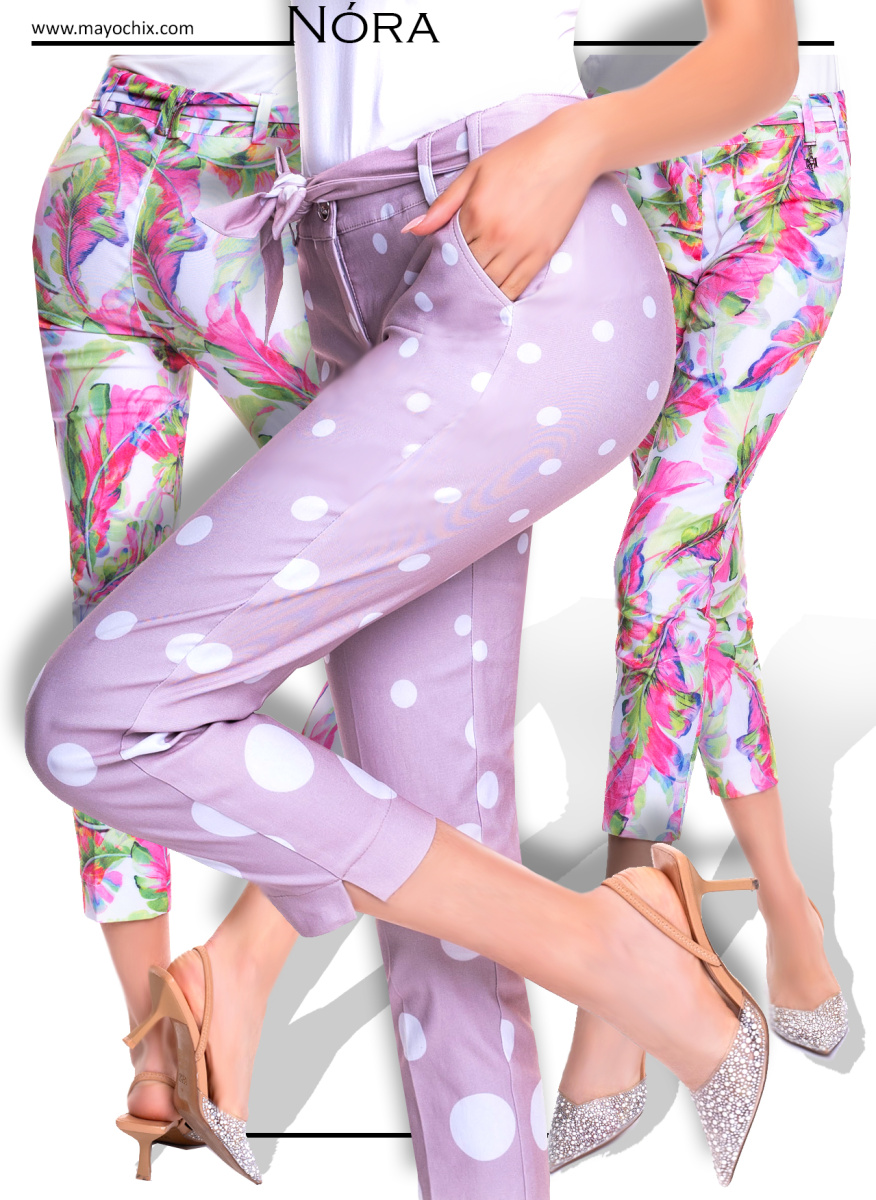 Nóra mintás nadrág/ S