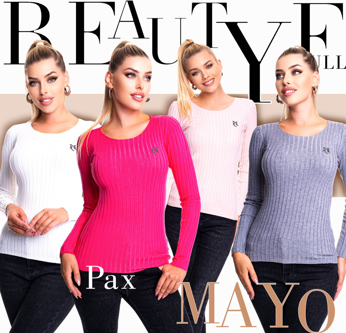 Pax kötött pulóver/ F