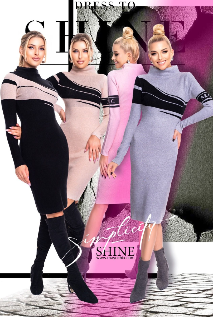 Shine kötött ruha/ F