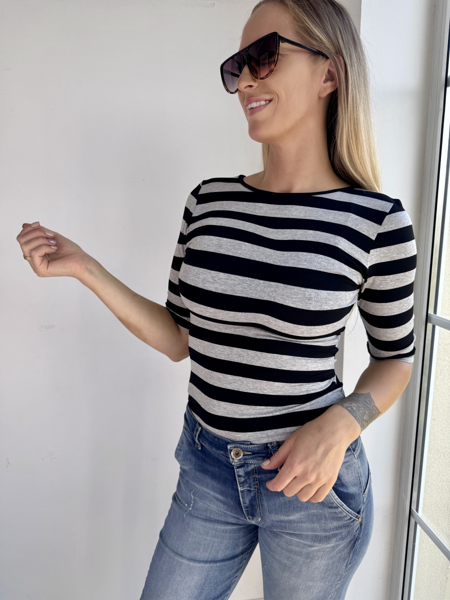 Stream csíkos póló r.u. [o]