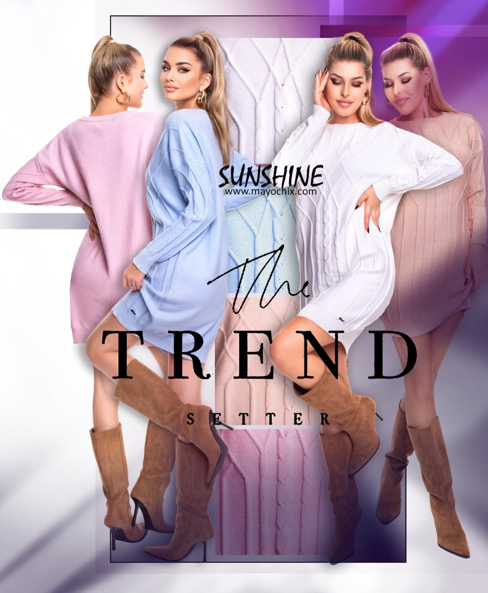 Sunshine kötött ruha/ F