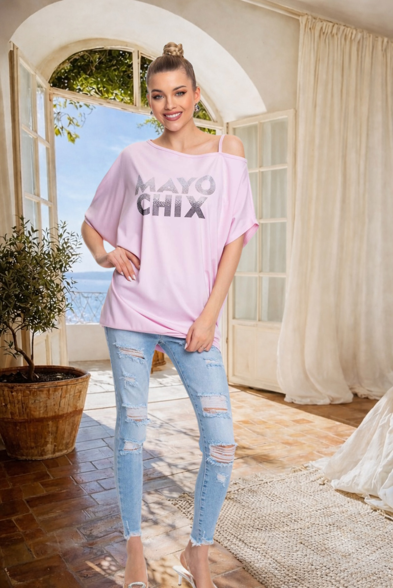 Tenes strasszos tunika/ S