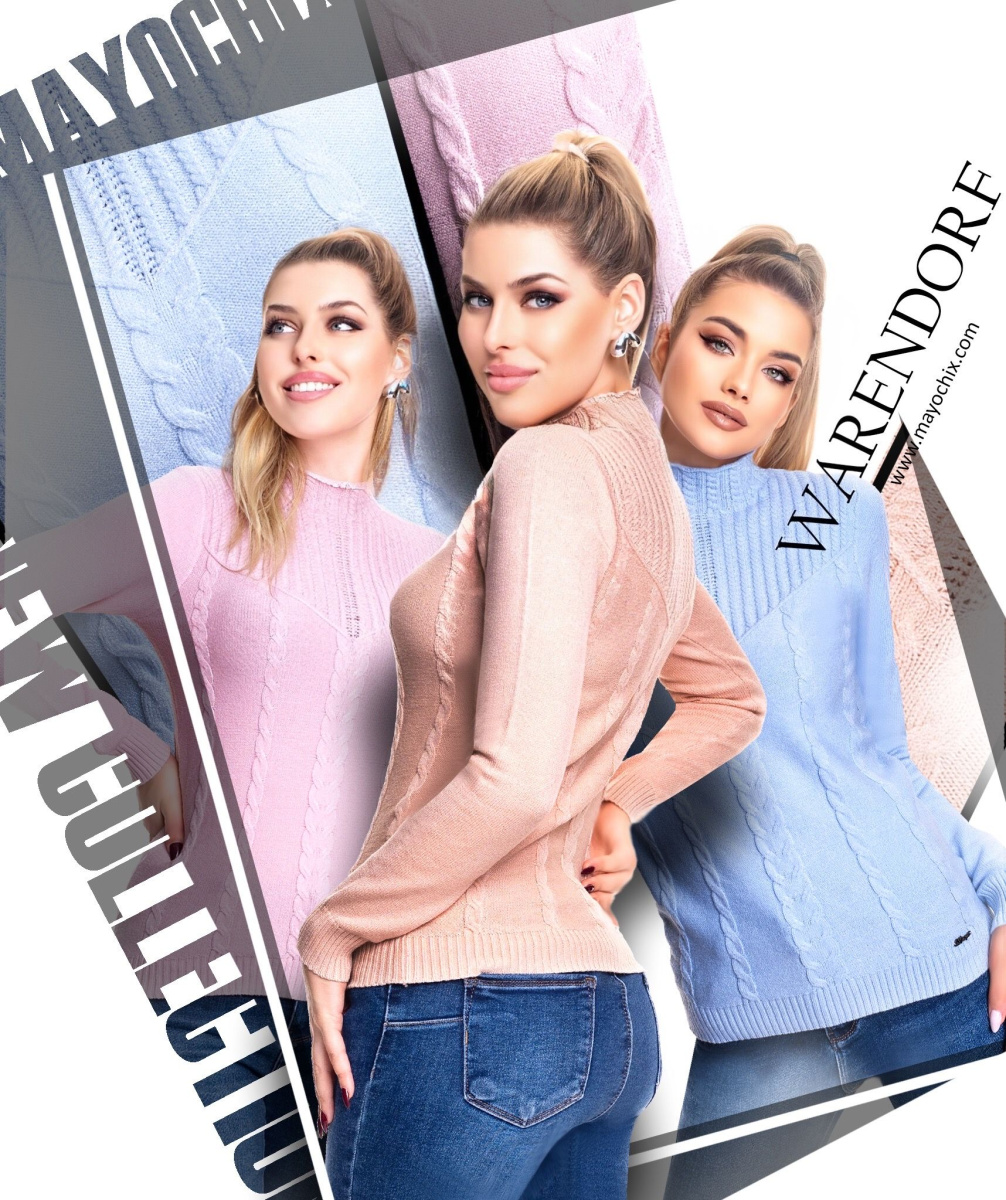 Warendorf kötött pulóver/ F