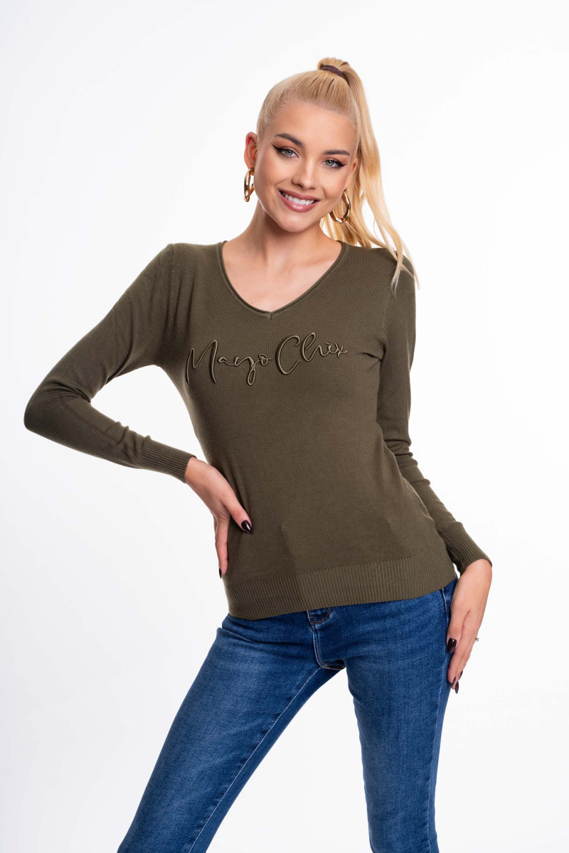 Wessex hímzett pulóver/ F