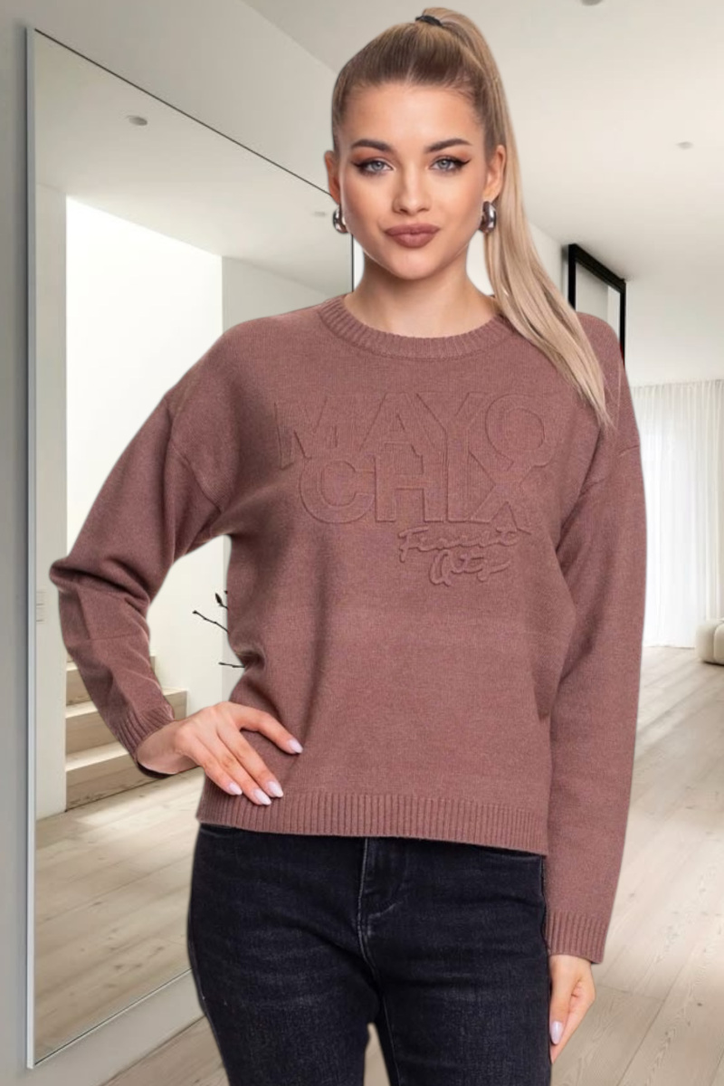 Wioming kötött pulóver/ F