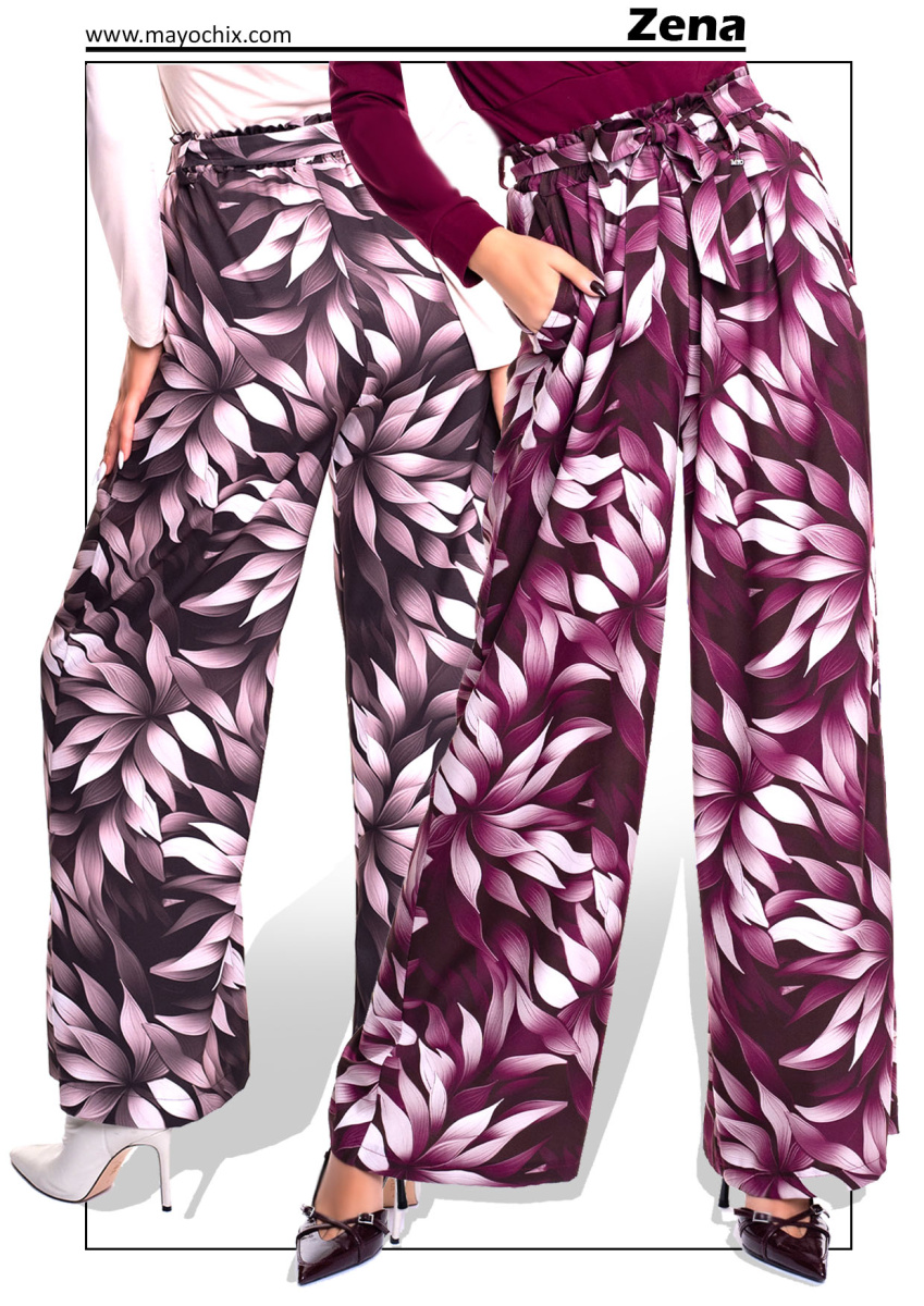 Zena mintás nadrág/ F