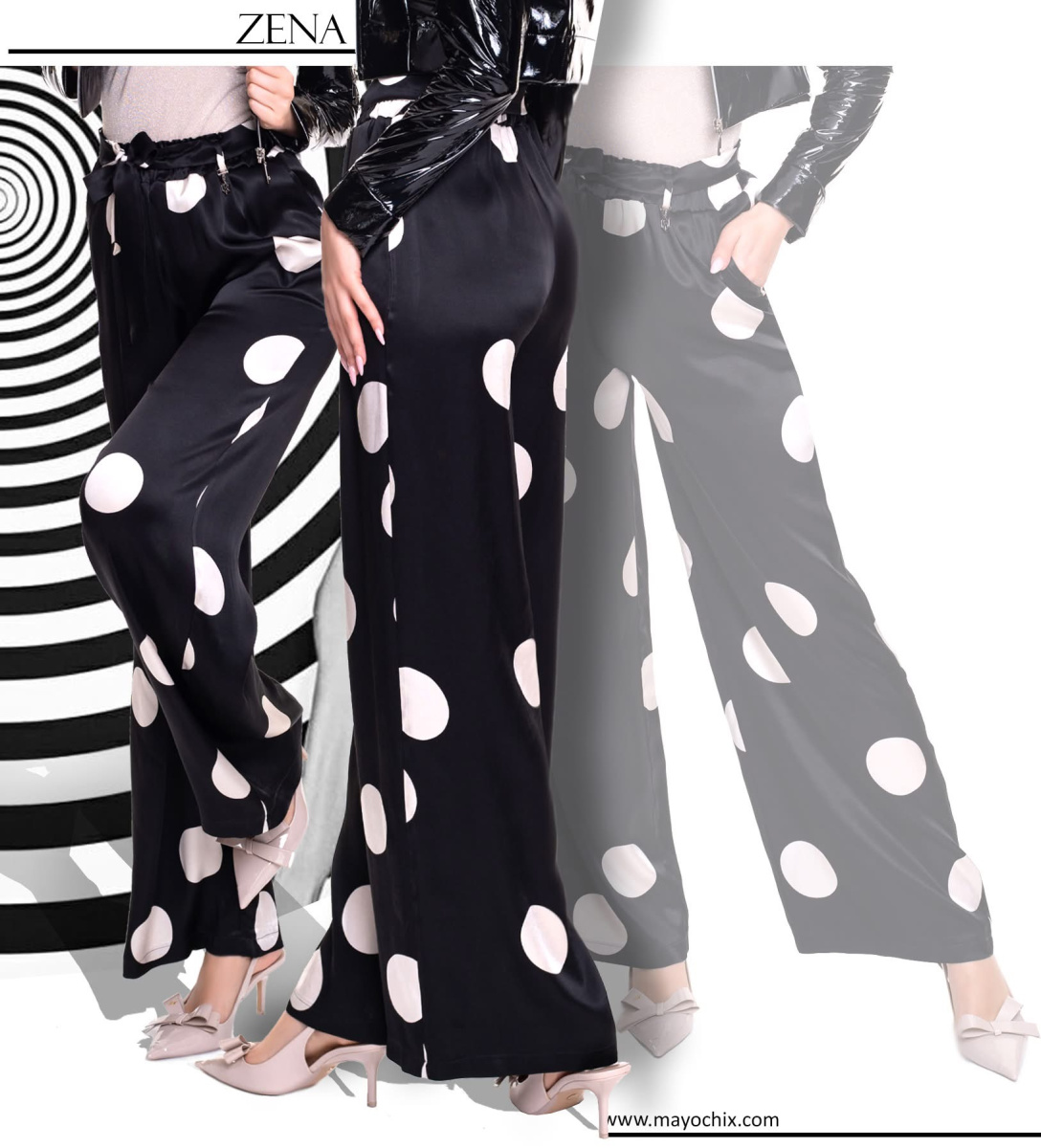 Zena mintás nadrág/ S