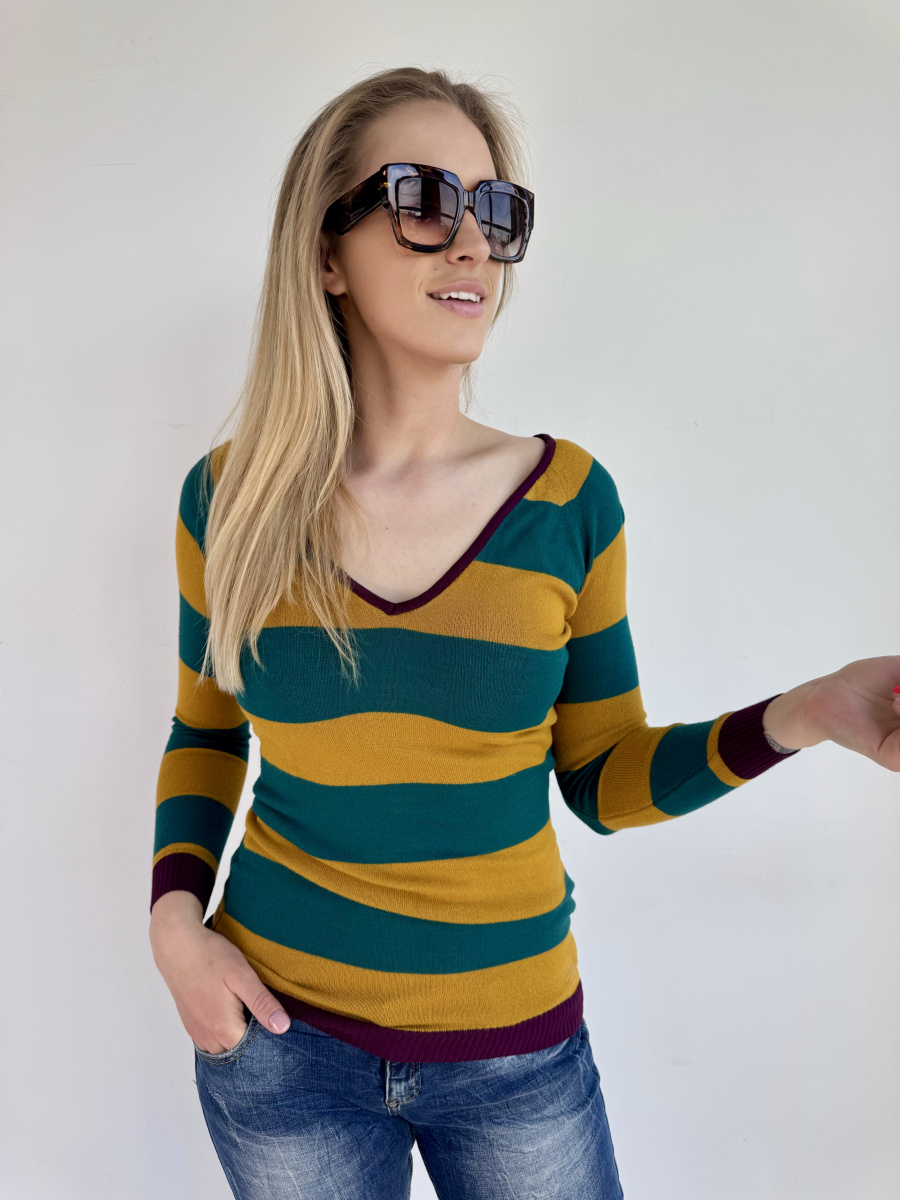 Zia kötött pulóver [o]