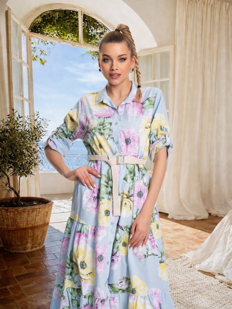 Zoom mintás ruha/ S