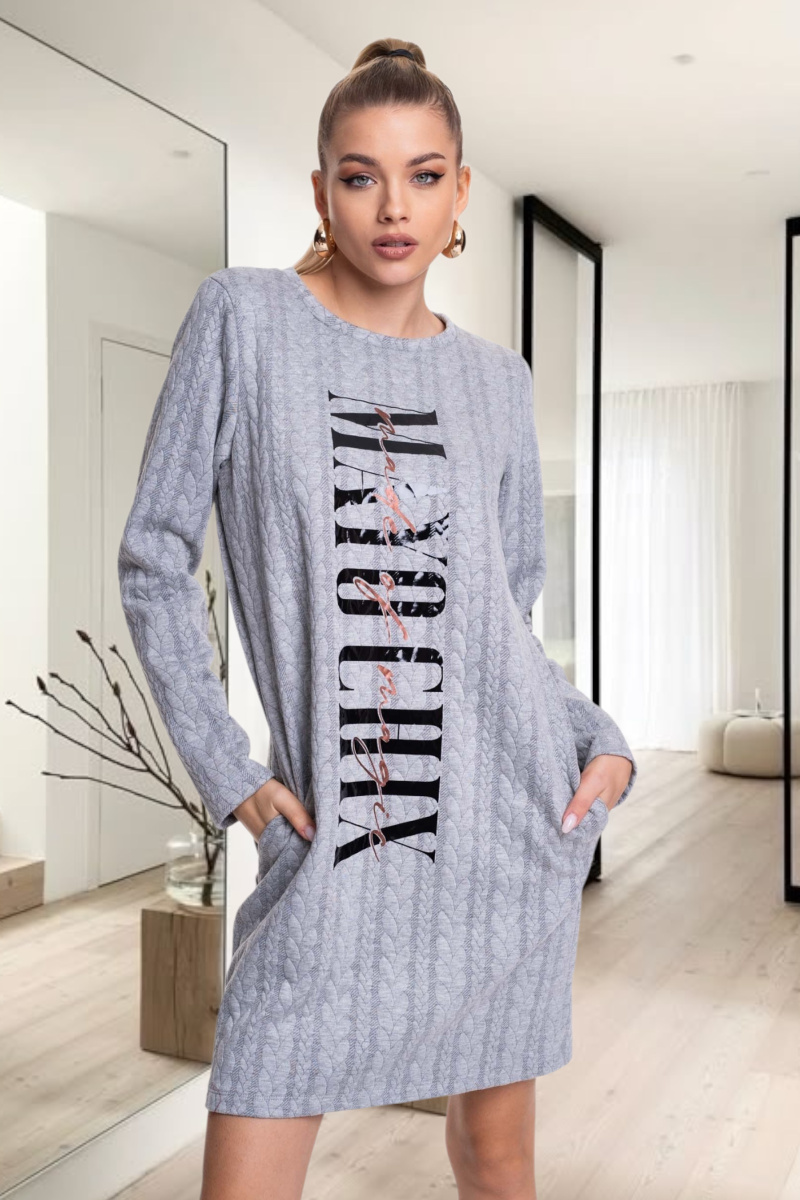 Monteverdi fonott mintás ruha/ F