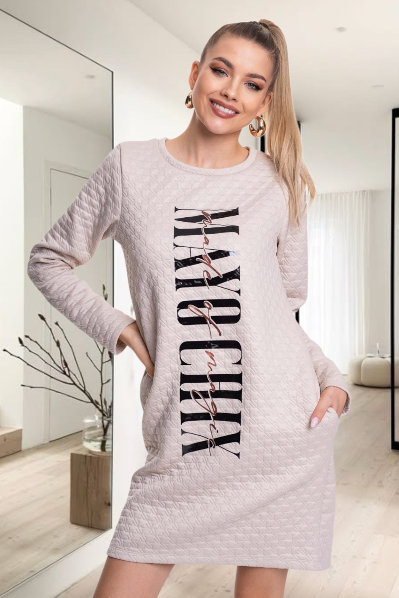 Monteverdi tyúkláb mintás ruha/ F