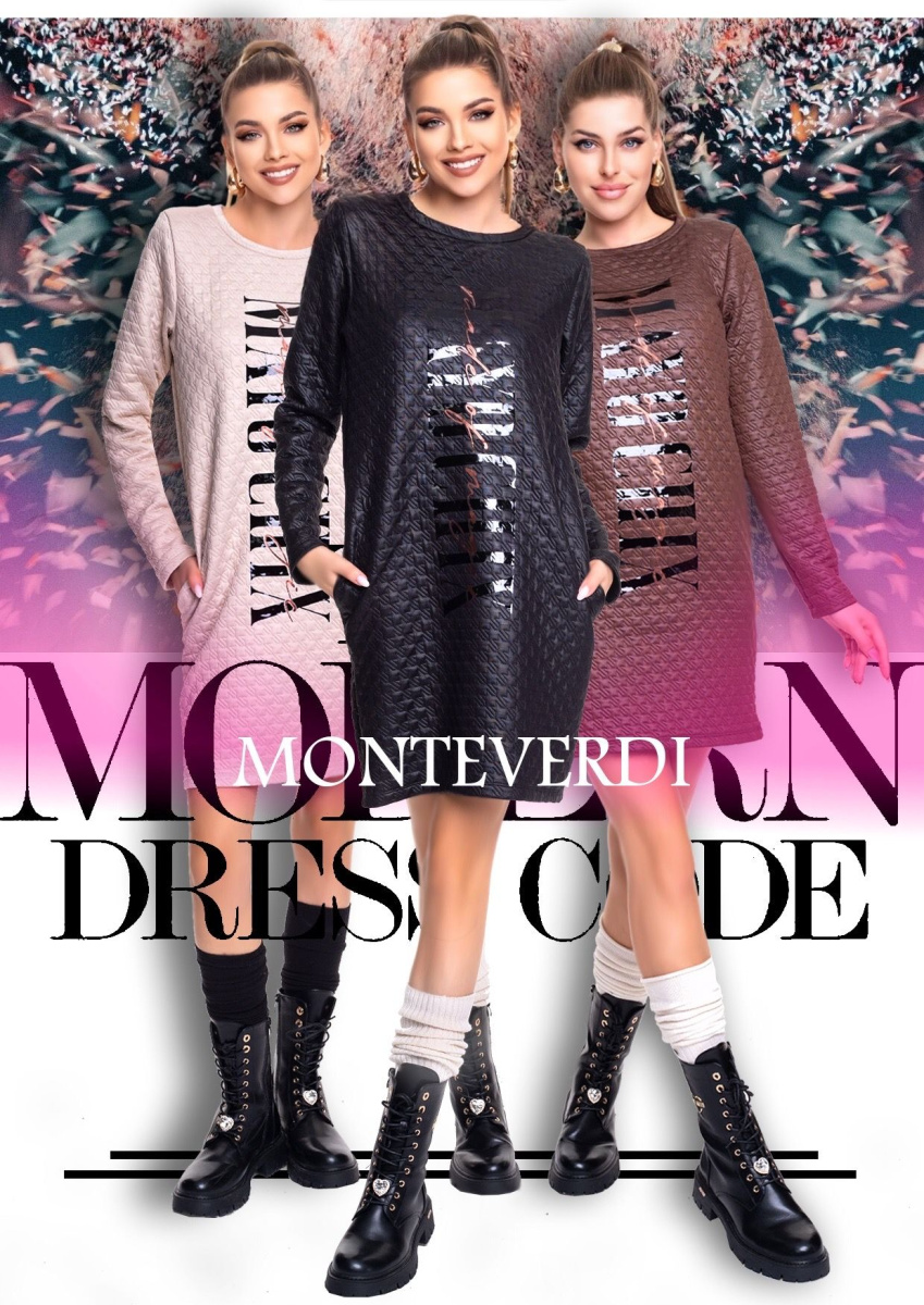 Monteverdi tyúkláb mintás ruha/ F