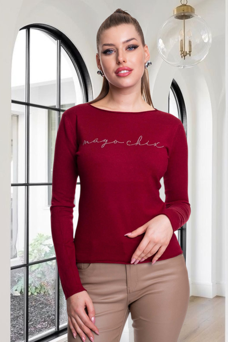 Nápoly kötött pulóver 