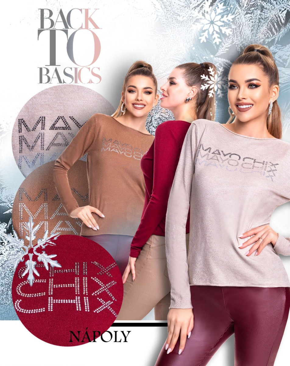 Nápoly kötött pulóver 